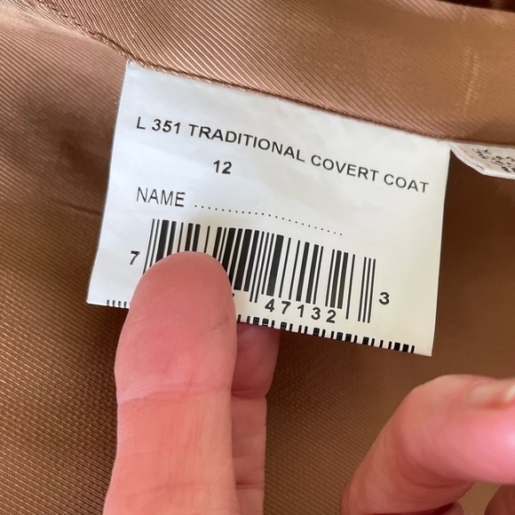 Barbour Traditional Foxhunt Horse Covert Coat Equestrian Horse Women’s 12 - Picture 5 of 7